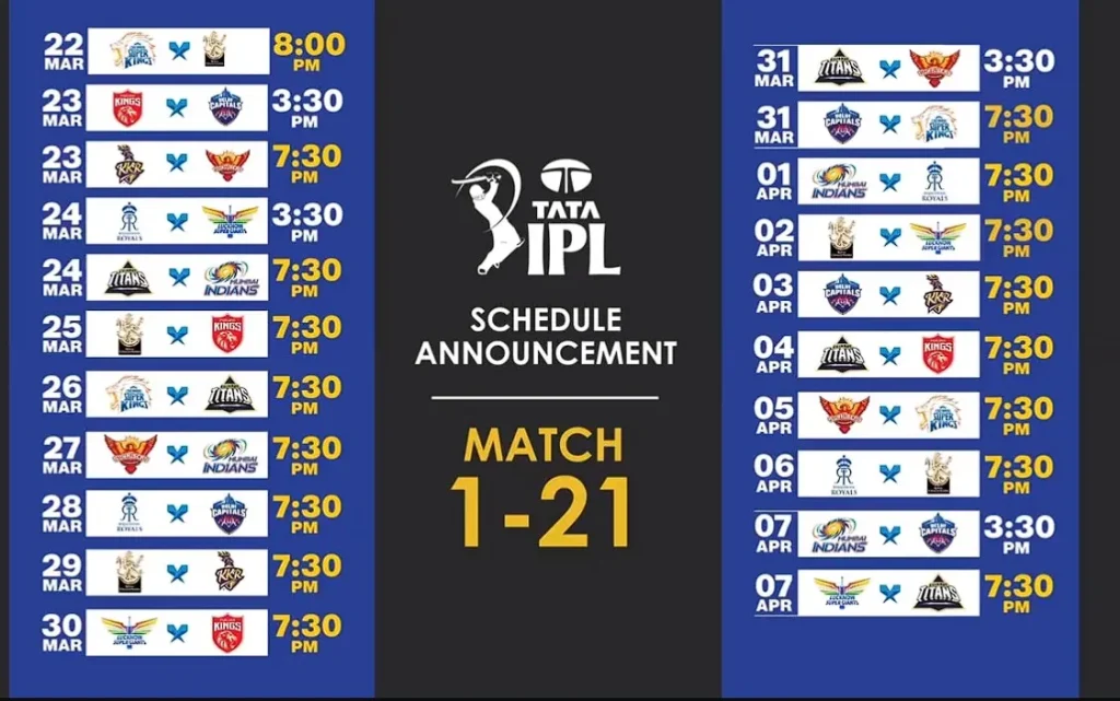 schedule-of-ipl-2024